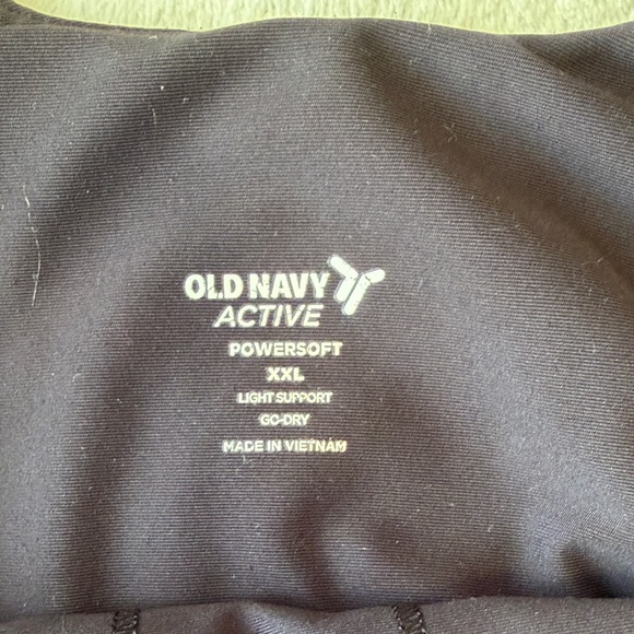 Black Ribbed old navy active top - Picture 4 of 4
